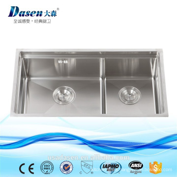 DS7843 Handmade corner kitchen sinks stainless steel blanco kitchen sinks mop sink